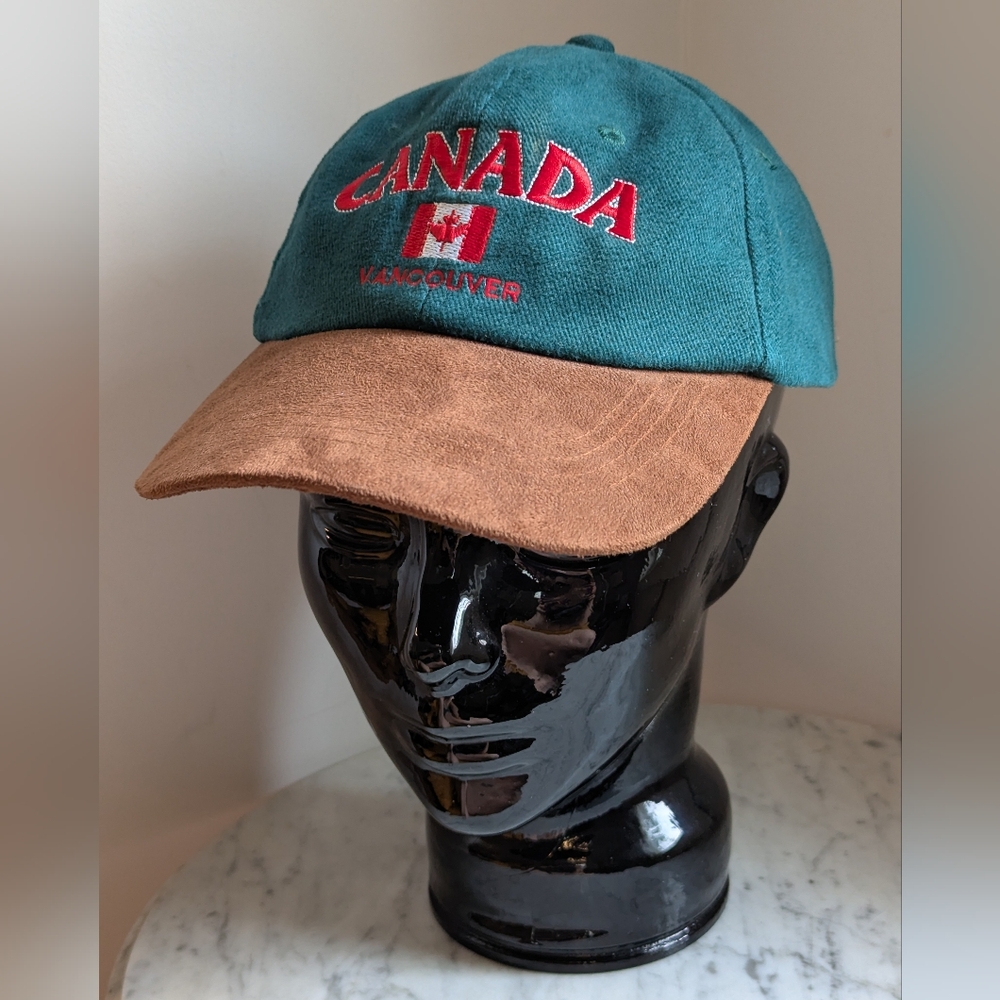Retro Canada Vancouver Teal and Brown Cap